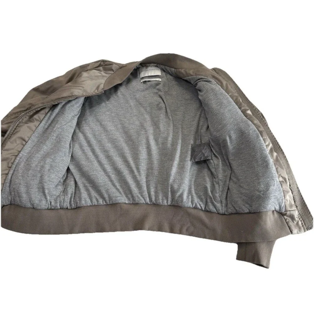 The Group by BABATON Modern Taupe Zip Pocket GILMAN Bomber Jacket Womens sz S - Picture 14 of 16